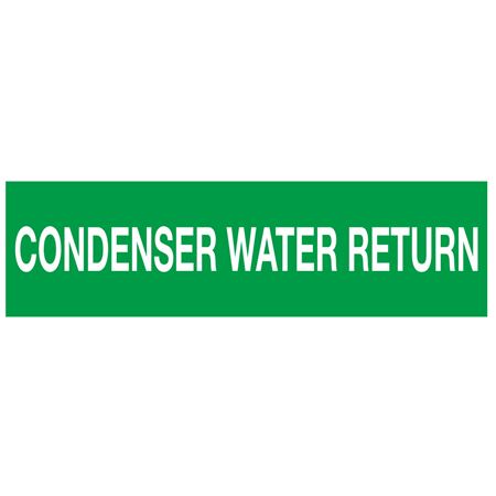 ANSI Pipe Marker - Condenser Water Return - PK/10